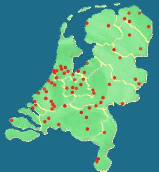 Kaart van Nederland